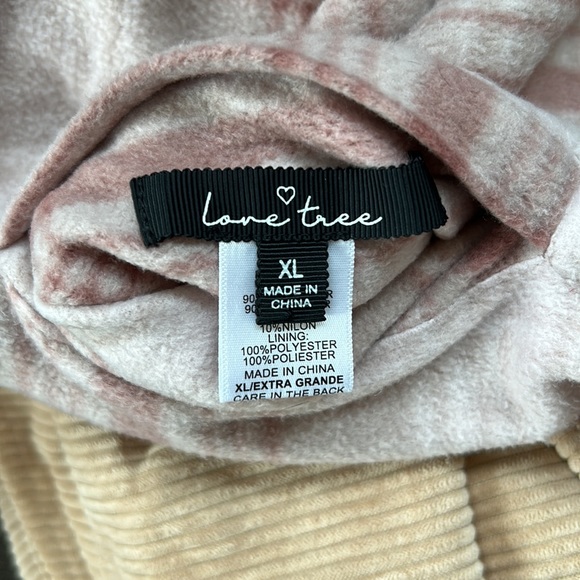 Love Tree Reversible Camel Shacket - Picture 3 of 4